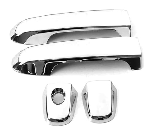 ODKISXS Auto-Außentürgriffe Für Verso R20 2010-2017 Einloch-Türgriffbecher Dekorativer Aufkleber Kratzfest Modifikationszubehör Schutz(2 Doors Electroplated) von ODKISXS