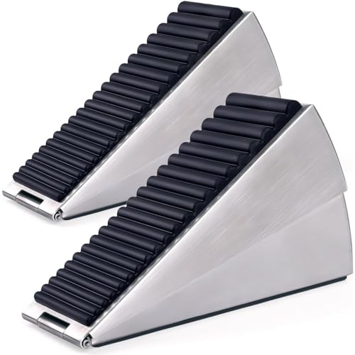 Verstellbarer Türstopper ohne Löcher, Türstopper keil für den Boden, Rutschfest, Langlebig und Schwer, Türkeil Gummi, Gummikeile Für alle Oberflächen, Federbelasteter Türstopper Verstellbarer Türstopper ohne Löcher, Türstopper keil für den Boden, Rutschfest, Langlebig und Schwer, Türkeil Gummi, Gummikeile Für alle Oberflächen, Federbelasteter Türstopper von ODOOKON
