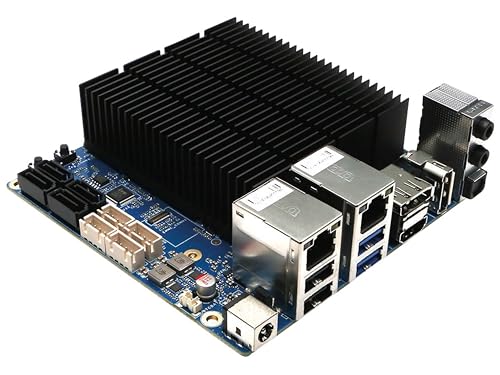 ODROID-H4+ Einplatinencomputer | Intel Quad-Core N97 CPU bis zu 3.6 GHz | 48 GB DDR5 RAM | Triple Monitor Unterstützung (HDMI/DP) | PCIe 3.0 x 4 M.2 Steckplatz für NVMe | Dual 2.5Gbit Ethernet von ODROID