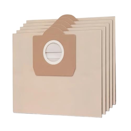 Kompatibel For Kärcher WD3 WD3200 WD3300 WD3.500P MV3 SE4001 SE4002. Staubsaugerbeutel, 6.959-130.0 Papierstaubbeutel For Filterbeutel(5pcs) von ODYNOWKFG