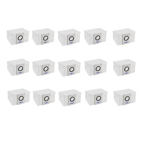 Kompatibel Mit Ecovacs Deebot X1 OMNI / T10 OMNI / T20 OMNI. Roboter-Staubsauger-Staubbeutel-Zubehör, Mülleimer, Müllbeutel, Vakuumbeutel(15pcs) von ODYNOWKFG