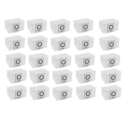 Kompatibel Mit Ecovacs Deebot X1 OMNI / T10 OMNI / T20 OMNI. Roboter-Staubsauger-Staubbeutel-Zubehör, Mülleimer, Müllbeutel, Vakuumbeutel(25pcs) von ODYNOWKFG