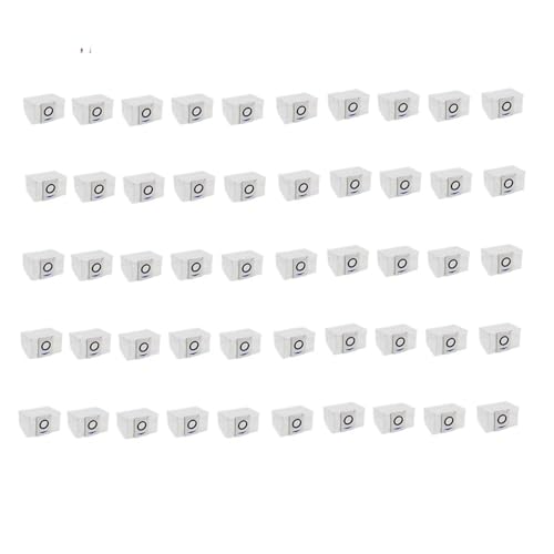 Kompatibel Mit Ecovacs Deebot X1 OMNI / T10 OMNI / T20 OMNI. Roboter-Staubsauger-Staubbeutel-Zubehör, Mülleimer, Müllbeutel, Vakuumbeutel(50pcs) von ODYNOWKFG