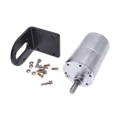 Kompatibel Mit GB37RG. Getriebemotor Mit Hohem Drehmoment, 24 V, 12 V, Gleichstrommotor, Mit Exzentrischer Wellenhalterung.(300RPM_12V AND 37BRACKET) von ODYNOWKFG
