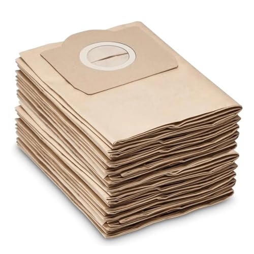 Kompatibel Mit Kärcher 6.959-130.0 WD3 MV3 WD3 SE4001 MV1 WD3200 WD3300 A2204 A2656. Premium Nass- Und Trockensauger Staubsaugerbeutel(15pcs) von ODYNOWKFG