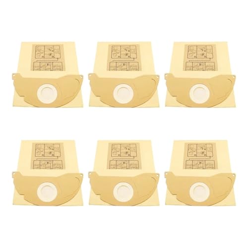 Kompatibel Mit Kärcher A2000 A2003 A2004 A2014 A2024 A2054 A2064 A2074. Staubsauger-Staubsaugerbeutel-Zubehör(6pcs) von ODYNOWKFG