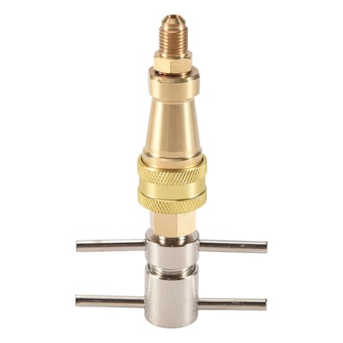 Werkzeuge Hochdruckreiniger 1/4 Zoll FNPT Kühlschrank Schnellkupplung Messingscheibe Schnellanschlussstecker(2pcs) von ODYNOWKFG