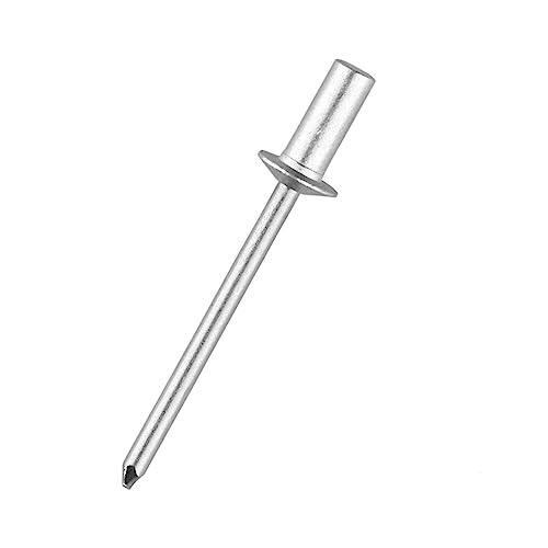 Flanschnieten, Aluminium-Blindnieten, 30/50 Stück, versiegelte Niete, Aluminium-Blindniete mit geschlossenem Ende, wasserdicht, 3,2–4,8 mm (Größe: 30 Stück, Farbe: 3,2 x 9 mm) (Color : 4.0x10mm, Siz von ODYO