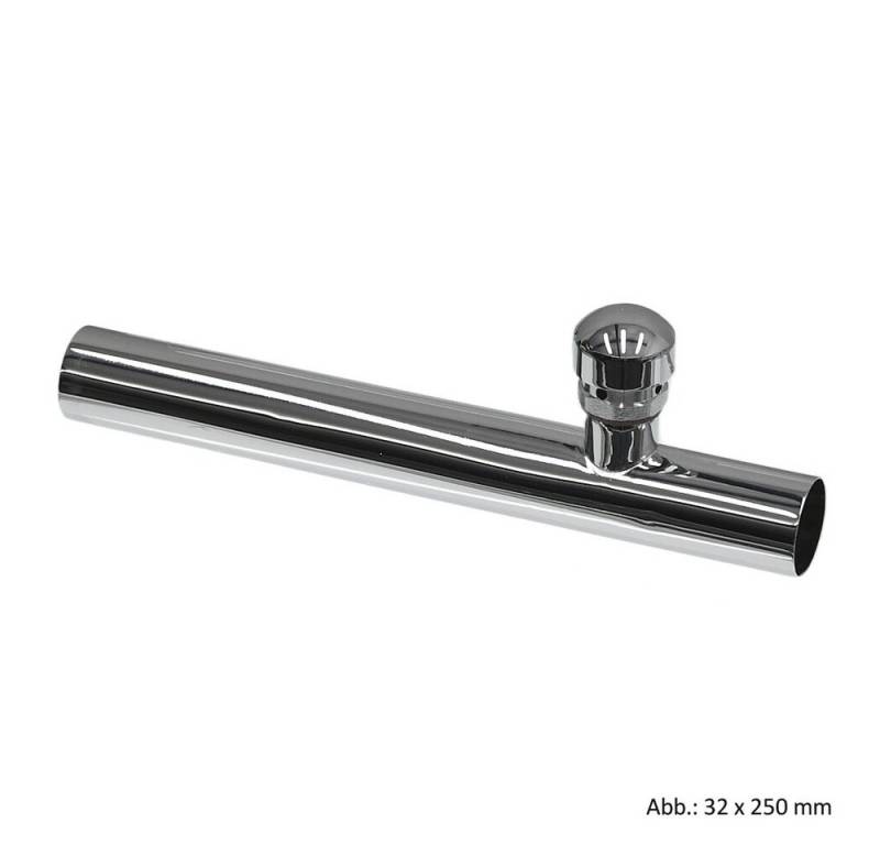 OEG GmbH Ablaufgarnitur Abgangsrohr gerade mit Rohrbelüfter, 32 x 250 mm, chrom von OEG GmbH