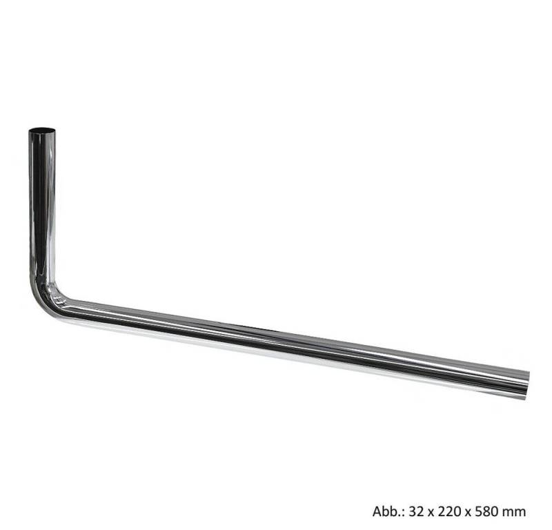 OEG GmbH Ablaufgarnitur MS-Abgangsrohr 90° gebogen, 32 x 220 x 580 mm, chrom von OEG GmbH