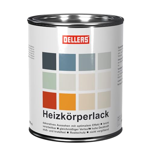 OELLERS Heizkörperlack, 1L, RAL 3000 Feuerrot, kreative Trends und Farben, moderne Farbtöne, schicke Weißtöne, neue Akzente in der Wohnraumgestaltung, clevere Design-Ideen, wunderschöne Farbgestaltung von OELLERS