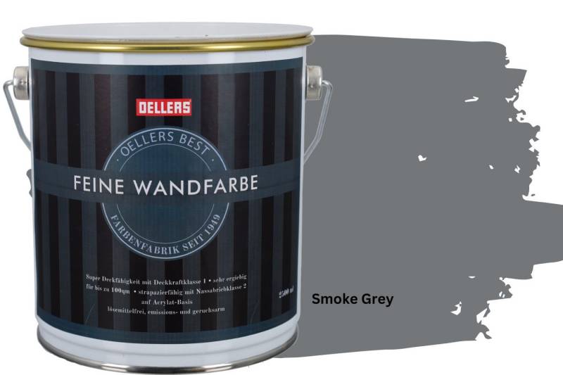 OELLERS Wandfarbe Premium, Feine Wandfarbe, 2,5 Liter Matt von OELLERS