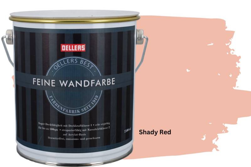 OELLERS Wandfarbe Premium, Feine Wandfarbe, 2,5 Liter Matt von OELLERS