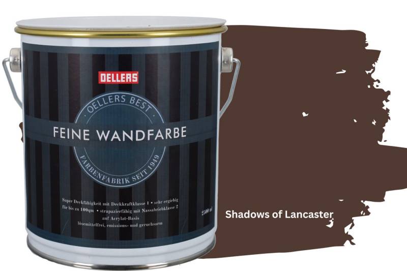 OELLERS Wandfarbe Premium, Feine Wandfarbe, 2,5 Liter Matt von OELLERS