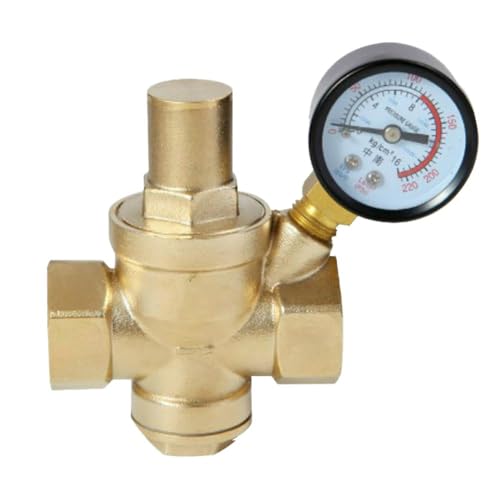 Druckregler wasser 1/2 3/4 1 1-1/4 zoll - wasserdruckminderer mit manometer druckminderventil wasser (3/4 zoll DN20) Druckregler wasser 1/2 3/4 1 1-1/4 zoll - wasserdruckminderer mit manometer druckminderventil wasser (3/4 zoll DN20) von ROOwarMer