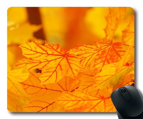 (Precision Lock Edge Mouse Pad) Abstract Autumn Background Bright Color Fall Leaf Gaming Mouse Pad Mouse Mat for Mac or Computer von OEM