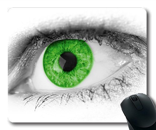 (Precision Lock Edge Mouse Pad) Abstract Beautiful Beauty Green Close Close-up Gaming Mouse Pad Mouse Mat for Mac or Computer von OEM