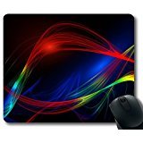 (Precision Lock Edge Mouse Pad) Abstract Line Wave Design Pattern Fractal Energy Gaming Mouse Pad Mouse Mat for Mac or Computer von OEM