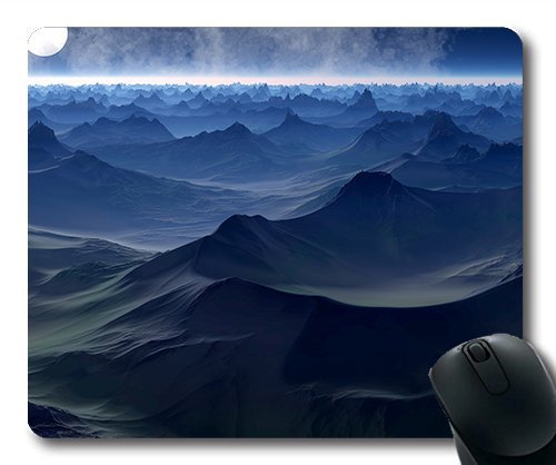 (Precision Lock Edge Mouse Pad) Planet Discover Fantasy World Voyager Gaming Mouse Pad Mouse Mat for Mac or Computer von OEM
