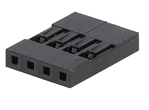 50 Stück Pinheader Buchsenstecker Raster 2,54mm einreihig 4-polig von OEM