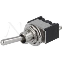 Einpoliger Hebeldrucktaster 3A/250Vac ON-(ON) von OEM