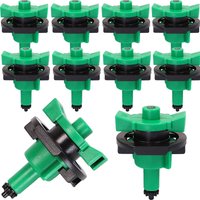 Mini-Sprinkler 360° 34l/h Bewässerungssystem Micro Tropfer Tropfschlauch 10 stk Mini-Sprinkler 360° 34l/h Bewässerungssystem Micro Tropfer Tropfschlauch 10 stk von OEM