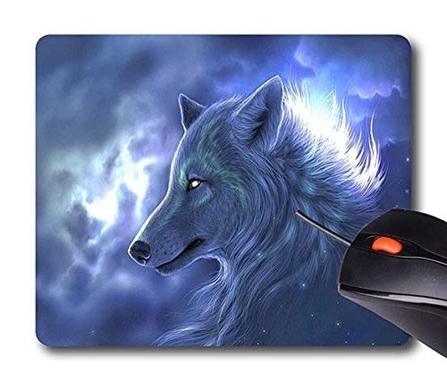 Mousepad unterstützt Wird Kunst für Notebook - Mousepad für Wolf - Hund - Komfort - Mousepad Hochwertige Anti - Rutsch - Mousepad Desktop - Mousepad von OEM