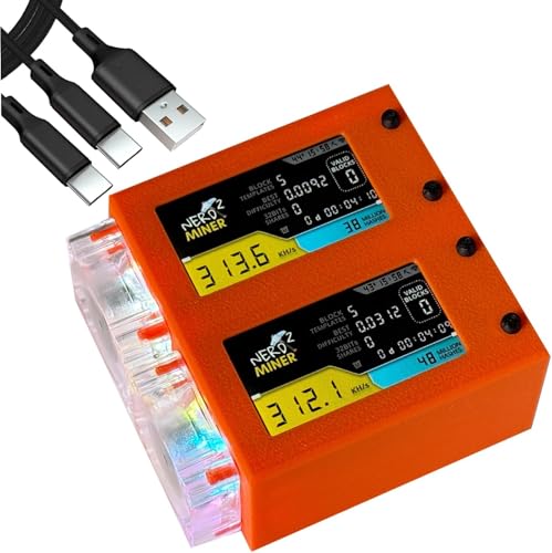 Neue NerdMiner V2 Plus Version 300KH/s*2 T-Display S3 1.6.3 Bitcoin Solo Lotterie Miner S19 Mini mit geringem Stromverbrauch Crypto Nerdminer by OEMGMINER Neue NerdMiner V2 Plus Version 300KH/s*2 T-Display S3 1.6.3 Bitcoin Solo Lotterie Miner S19 Mini mit geringem Stromverbrauch Crypto Nerdminer by OEMGMINER von OEMGMINER