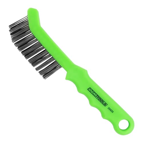 OEM TOOLS OEMTOOLS 25435 grüne Bürste | Reinigt Bremssättel, Unterlegscheiben und Brems-Hardware während der Wartung | Stahldrahtbürste & ergonomischer Griff | schlankes Design | passt überall von OEMTOOLS
