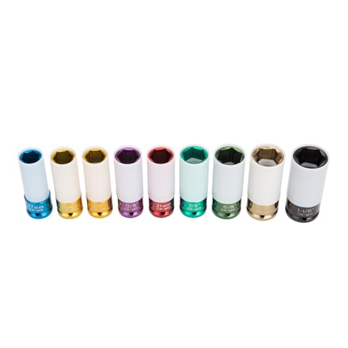 Oemtools 24224, 1/2-Zoll-Räder mit extra dünne-Effekt-Buchse, 9-piece Oemtools 24224, 1/2-Zoll-Räder mit extra dünne-Effekt-Buchse, 9-piece von OEMTOOLS