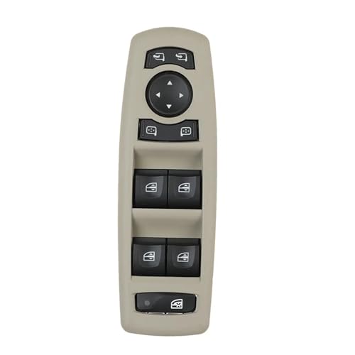 Fensterheber Steuerschalter Für Fluence Für Laguna III Für Megane III Fenster Schalter 254000015R 7700817337(Beige) von OEXRIG