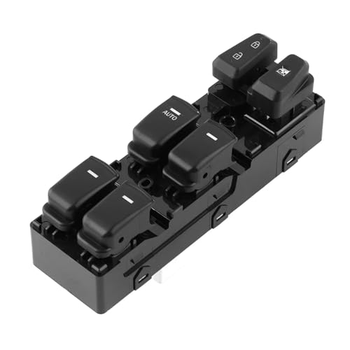 Fensterheber Steuerschalter Für Sonata 2011-2015 Power Fenster Master Control Schalter Taste 93570-3S000RAS(Schwarz) von OEXRIG