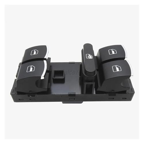 Fensterheber Steuerschalter Für VW Für Jetta Für Tiguan Power Fenster Master Switch Control Taste 5ND959857(Chrome) von OEXRIG