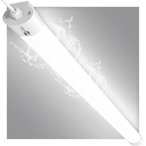 Feuchtraumleuchte LED 120cm, Kellerlampe Led Röhre 36W 3600LM, Werkstattlampe IP66, Wasserfest Werkstatt Deckenleuchte, 5000K Feuchtraumlampe Kaltweiß Lampe für Garage Keller Feuchtraum (5000K) von Öuesen