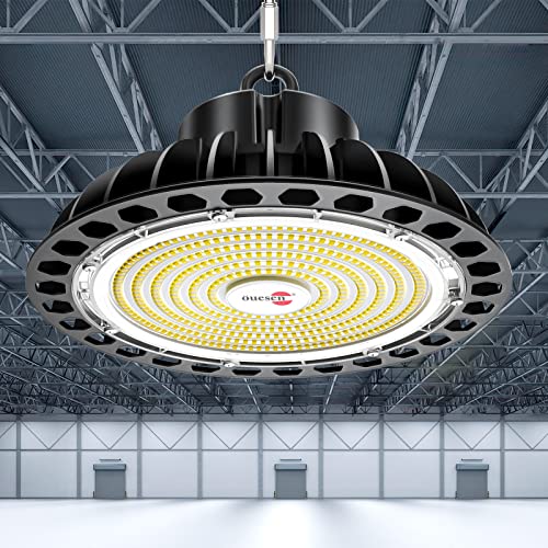 Hallenbeleuchtung LED Hallenstrahler 200W 28000LM UFO Lampe Hallen Strahler Groß Werkstattleuchte IP65 Industriestrahler Wasserdicht Hallenleuchte 5500K Kaltweiß Werkstattlampe Werkstatt Beleuchtung von Öuesen