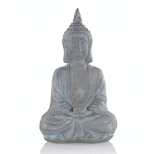 OF Figur Buddha sitzend – Gartenfigur für innen und außen geeignet von OF