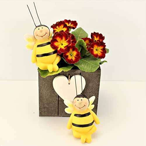 OF Gartenfiguren süsse Bienen Lilli im Set für außen - Deko Figuren Tiere Biene groß (2er Set Groß) von OF