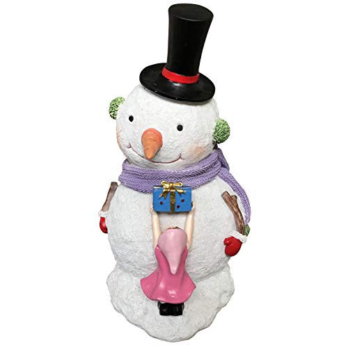 OF Schneemann Figuren für Innen und Aussen - Weihnachtsdeko - Winterdeko - Weihnachtsfiguren (Mit Geschenk) von OF