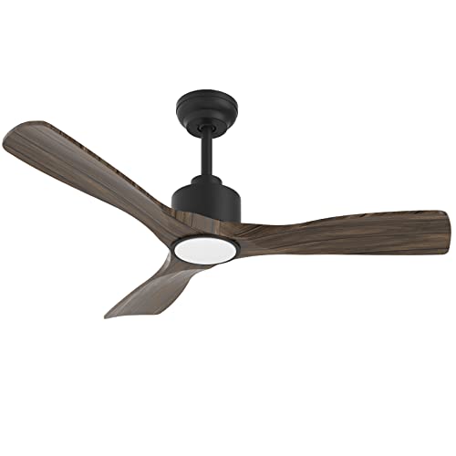 OFANTOP Deckenventilator mit Beleuchtung, 132 cm Deckenventilator mit Licht, 35W Leise DC Motor, Wi-Fi und Sprachsteuerung, 3 ABS Klinge für Schlafzimmer, Wohnzimmer von OFANTOP