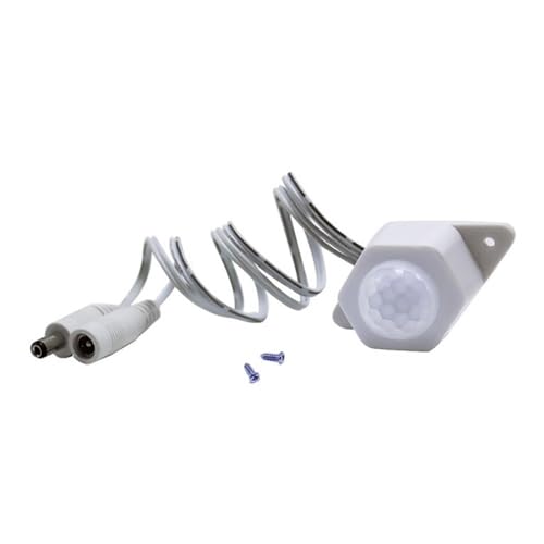 DC5V-24V 12V Human Body Infrarot Bewegungsmelder Detektor Steuerung LED Lichtleiste Lichtleiste Lichtschalter DC Anschluss (LSD-P6A Weiß) von OFBMXGKAO
