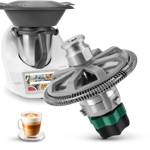 Milchaufschäumer-Aufsatz für Thermomixer TM5 TM6, Mixer-Zubehör für Küchenmaschine, Milchschäumteile für Kochroboter, Thermomix Zubehör, Einfache Installation von OFC Lenw