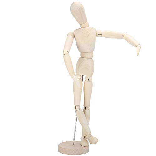 Decoración interior del maniquí de madera articulada, figura de alta flexibilidad Flexibilidad de madera Decoración del salón sólido, modelo de decoración de dibujo para artistas von OFFAXE
