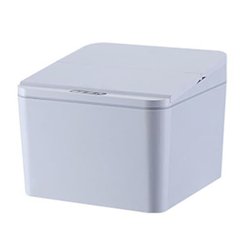 Mülleimer, Elektrische Trash Bin mit Geruchsblockierendes Design und Berührungsloses Öffnen, Abnehmbarer Deckel Abfalleimer für Hause (4l) von OFFAXE