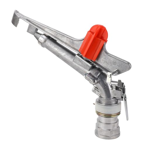 T Post Sprinkler, Bewässerungsprinkler 2 Zoll 360 ° Drehsprühpistole mit DN50 weiblicher Faden, großer Farm Garten Rasenwässerungssystem von OFFAXE