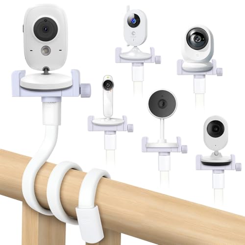 OFFCUP Babyphone Halterung Flexibel Baby Kamera Halter Kamera Halterung Faltbar Handyhalter Baby Monitor Halterung Kompatibel für Philips Avent Momcozy ieGeek BOIFUN GHB Hellobaby Babyphone von OFFCUP