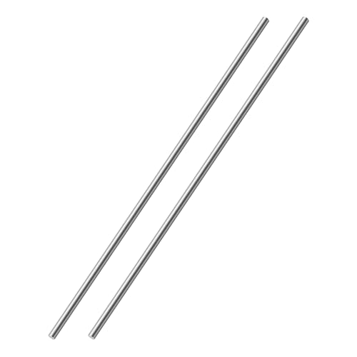OFFCUP Edelstahlstäbe, 2 Stück Edelstahl Rundstäbe 5mm x 250mm Rundstab 304 Edelstahl Rundstangen Metallstange Stabstahl Solide Vollrundstab Rundstahl für DIY Handwerk Modellauto Flugzeug OFFCUP Edelstahlstäbe, 2 Stück Edelstahl Rundstäbe 5mm x 250mm Rundstab 304 Edelstahl Rundstangen Metallstange Stabstahl Solide Vollrundstab Rundstahl für DIY Handwerk Modellauto Flugzeug von OFFCUP