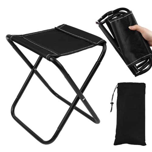 OFFCUP Klapphocker Mini Camping Hocker Tragbarer Klapphocker Campinghocker Falthocker Leicht Sitz Falthocker Mini-Klapphocker für Reisen Wandern Garten Angeln mit Aufbewahrungsbeutel OFFCUP Klapphocker Mini Camping Hocker Tragbarer Klapphocker Campinghocker Falthocker Leicht Sitz Falthocker Mini-Klapphocker für Reisen Wandern Garten Angeln mit Aufbewahrungsbeutel von OFFCUP