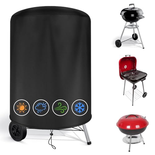 OFFCUP Kugelgrill Abdeckung 210D Oxford, Ø70 x 90 cm, Grillabdeckung Wetterfest, Grill Abdeckhaube Rund Gasgrill Wasserdicht Staubdicht Abdeckplane Reißfest UV BBQ Cover OFFCUP Kugelgrill Abdeckung 210D Oxford, Ø70 x 90 cm, Grillabdeckung Wetterfest, Grill Abdeckhaube Rund Gasgrill Wasserdicht Staubdicht Abdeckplane Reißfest UV BBQ Cover von OFFCUP