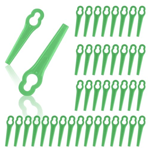 OFFCUP Kunststoff Ersatzmesser Trimmer Messer, 70 Stück Kunststoff Rasentrimmer Messer, Rasentrimmer Zubehör Kunststoff Ersatzklingen Kunststoffmesser Rasenmäher Klinge für Akku-Rasentrimmer OFFCUP Kunststoff Ersatzmesser Trimmer Messer, 70 Stück Kunststoff Rasentrimmer Messer, Rasentrimmer Zubehör Kunststoff Ersatzklingen Kunststoffmesser Rasenmäher Klinge für Akku-Rasentrimmer von OFFCUP