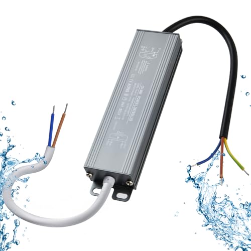OFFCUP LED Trafo 12V 60W IP67 Wasserdicht Transformator LED Netzteil Treiber AC 250V auf DC 12V Adapter LED Driver Niedervolttrafo Konstantspannung Schaltnetzteil Trafo Nicht Dimmbar OFFCUP LED Trafo 12V 60W IP67 Wasserdicht Transformator LED Netzteil Treiber AC 250V auf DC 12V Adapter LED Driver Niedervolttrafo Konstantspannung Schaltnetzteil Trafo Nicht Dimmbar von OFFCUP